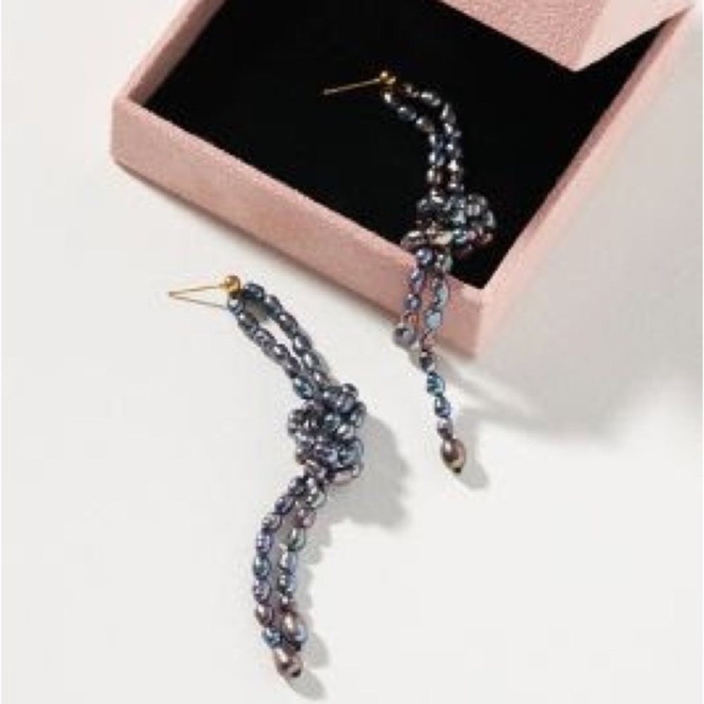 RELIQUIA Knotted Drop Pearl Earrings